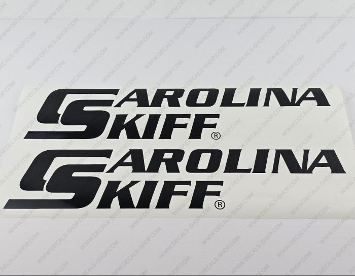 Carolina Skiff Boat Logo Decals Set of 2 Carolina Skiff Boat Logo Decals Set of 2